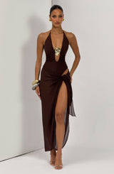 Fioreclo Jonelle Swimsuit in Plum Brown