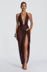 Fioreclo Jonelle Swimsuit in Plum Brown