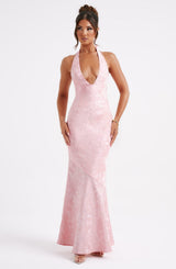 Fioreclo Josefina Maxi Dress in Blush