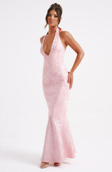 Fioreclo Josefina Maxi Dress in Blush