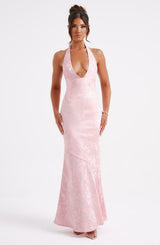 Fioreclo Josefina Maxi Dress in Blush