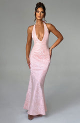 Fioreclo Josefina Maxi Dress in Blush