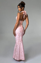 Fioreclo Josefina Maxi Dress in Blush