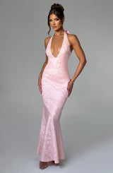 Fioreclo Josefina Maxi Dress in Blush