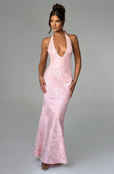 Fioreclo Josefina Maxi Dress in Blush