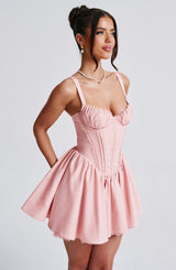 Fioreclo Josette Mini Dress in Blush