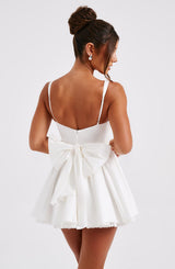 Fioreclo Josette Mini Dress in White