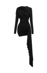 Fioreclo Jovina Mini Dress in Black