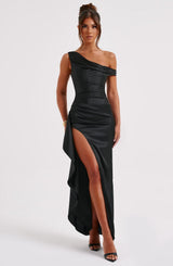 Fioreclo Julietta Maxi Dress in Black