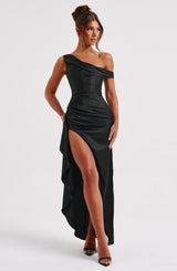 Fioreclo Julietta Maxi Dress in Black