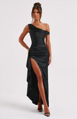 Fioreclo Julietta Maxi Dress in Black