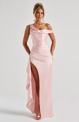 Fioreclo Julietta Maxi Dress in Blush