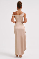 Fioreclo Julietta Maxi Dress in Champagne