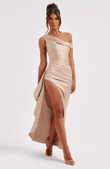 Fioreclo Julietta Maxi Dress in Champagne