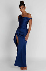 Fioreclo Julietta Maxi Dress in Navy