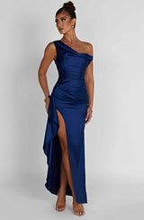 Fioreclo Julietta Maxi Dress in Navy