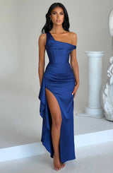 Fioreclo Julietta Maxi Dress in Navy