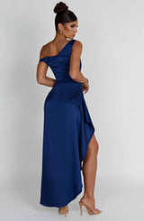 Fioreclo Julietta Maxi Dress in Navy