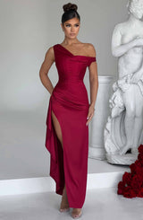 Fioreclo Julietta Maxi Dress in Wine