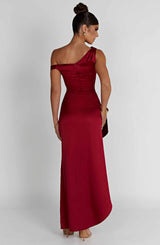 Fioreclo Julietta Maxi Dress in Wine