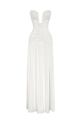 Fioreclo Junelle Maxi Dress in White