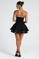 Fioreclo Junora Mini Dress in Black/White