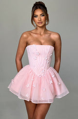 Fioreclo Justine Playsuit in Blush