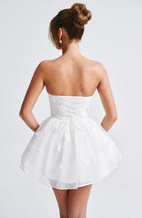 Fioreclo Justine Playsuit in Ivory