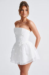 Fioreclo Justine Playsuit in Ivory