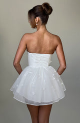 Fioreclo Justine Playsuit in Ivory