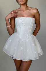 Fioreclo Justine Playsuit in Ivory