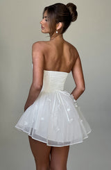 Fioreclo Justine Playsuit in Ivory