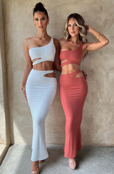 Fioreclo Kaelyn Maxi Skirt in White