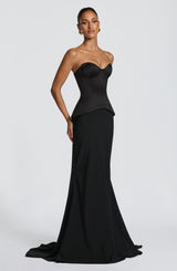 Fioreclo Kaiana Maxi Skirt in Black