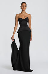 Fioreclo Kaiana Maxi Skirt in Black