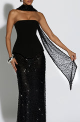 Fioreclo Maiya Scarf in Black