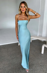 Fioreclo Makalina Maxi Dress in Turquoise