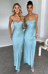 Fioreclo Makalina Maxi Dress in Turquoise