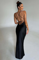 Fioreclo Malikah Maxi Dress in Black