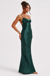 Fioreclo Malikah Maxi Dress in Emerald