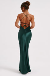 Fioreclo Malikah Maxi Dress in Emerald