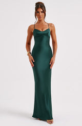 Fioreclo Malikah Maxi Dress in Emerald