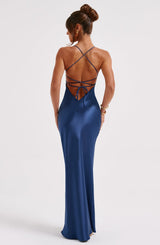 Fioreclo Malikah Maxi Dress in Navy