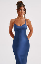 Fioreclo Malikah Maxi Dress in Navy