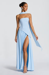 Fioreclo Maliyana Maxi Dress in Baby Blue