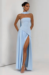 Fioreclo Maliyana Maxi Dress in Baby Blue