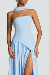 Fioreclo Maliyana Maxi Dress in Baby Blue