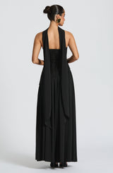Fioreclo Maliyana Maxi Dress in Black