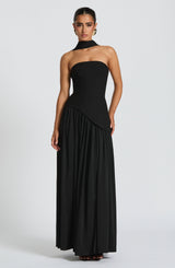 Fioreclo Maliyana Maxi Dress in Black
