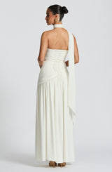 Fioreclo Maliyana Maxi Dress in Ivory